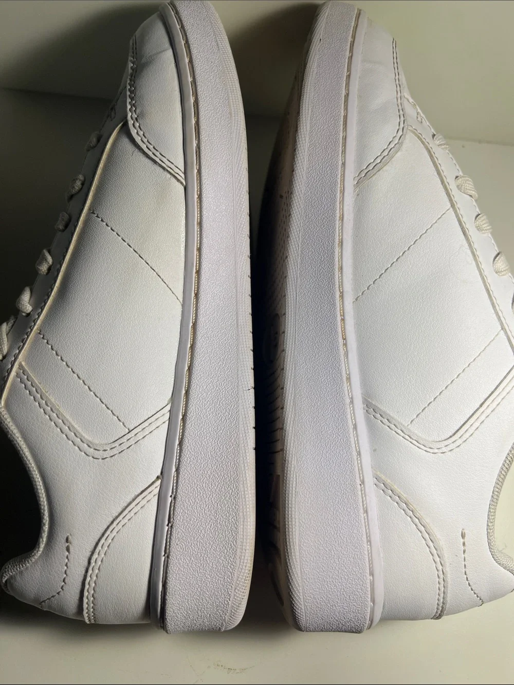 Under Armour Big Boys  White Low-Top Leather Sneaker
